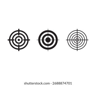 CONJUNTO DE VECTORES DE ICONOS DEL VISOR DE DESTINO