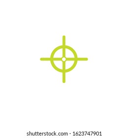 target weapon aim simple clip art vector illustration