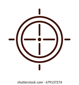 target weapon isolated icon