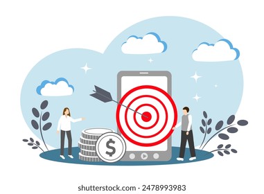 Publicidad dirigida, adquisición de clientes, mercado objetivo, público objetivo.