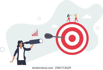 Targeted audience research methods for effective marketing .Find customer for loyal engagement from focused advertisement campaigns .flat characters.