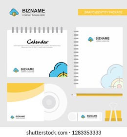 Targeted cloud  Logo, Calendar Template, CD Cover, Diary and USB Brand Stationary Package Design Vector Template