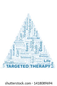 Targeted Therapy word cloud. Wordcloud made with text only.