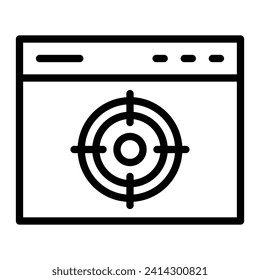 Targeted Vector Line Icon Design