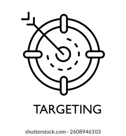 Targeting – Bullseye Representing Focused Marketing Strategies