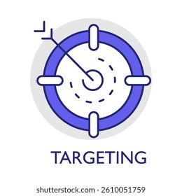 Targeting – Bullseye Representing Focused Marketing Strategies