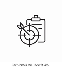Vector de signo de icono de Portapapeles de orientación