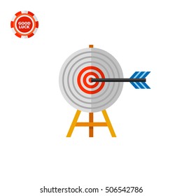 Targeting Concept with Arrow Icon