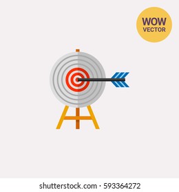 Targeting Concept with Arrow Icon