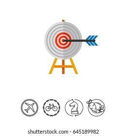 Targeting Concept with Arrow Icon
