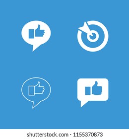 Targeting icon. collection of 4 targeting filled and outline icons such as target. editable targeting icons for web and mobile.