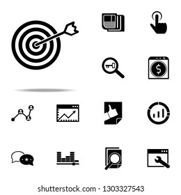 targeting icon. Seo & Development icons universal set for web and mobile