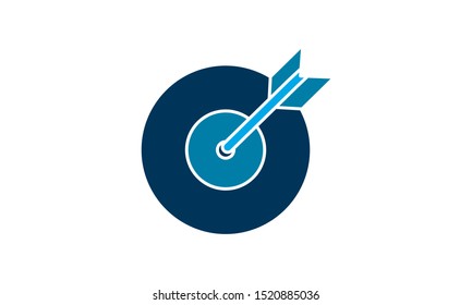 Targeting icon. Simple flat symbol. Perfect  pictogram illustration on white background.
