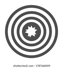 Targeting market line icons vektor