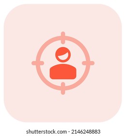targeting a single user online on social media