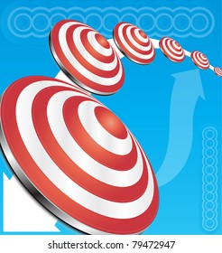 targets abstract background
