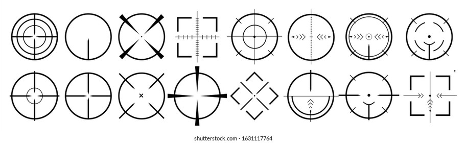 targets and destination of icon set . Target and aim, targeting and aiming. Vector illustration for web design
