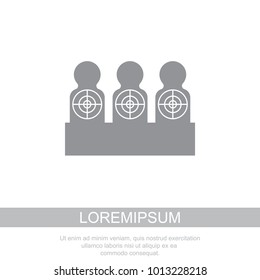 Targets for shooting. Target icon