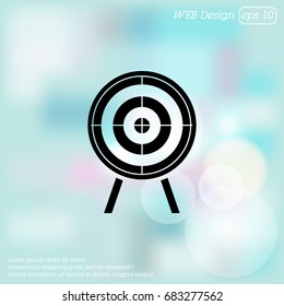 Targets for shooting. Target icon