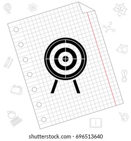 Targets for shooting. Target icon