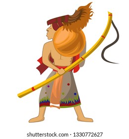 tari caci indonesia