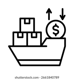 Tariff Icon Element for Design