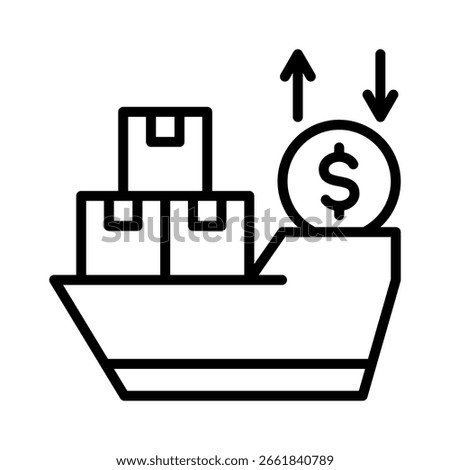 Tariff Icon Element for Design