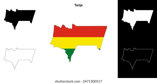 Übersichtskartenset für das Departement Tarija