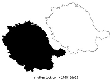 Tarn Department (France, French Republic, Occitanie or Occitania region) map vector illustration, scribble sketch Tarn map