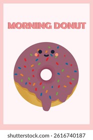  a taro donut card design