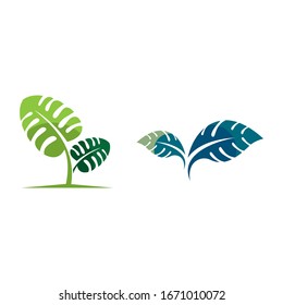 Taro deja el logotipo de icono diseño creativo