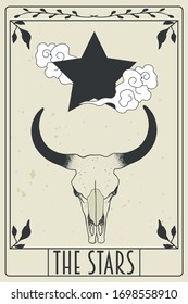 tarot card design, illustration in vector format