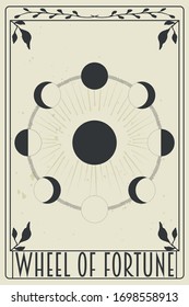 tarot card design, illustration in vector format