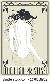 tarot card design, illustration in vector format