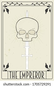 tarot card design, illustration in vector format