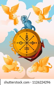 tarot card fortune wheel