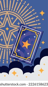 tarot card and symbol poster