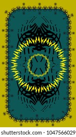 Tarot cards - back design.  Abstract pattern