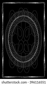 Tarot cards - back design.  Abstract pattern
