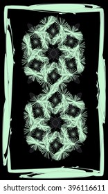Tarot cards - back design.  Abstract pattern