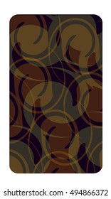 Tarot cards - back design.  Abstract pattern
