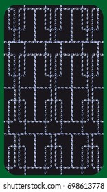 Tarot cards - back design.  Abstract pattern 