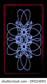 Tarot cards - back design, Celtic magic