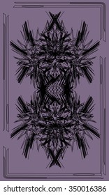 Tarot cards - back design. Dreamcatcher