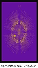 Tarot cards - back design, The energy of Uranus