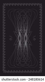 Tarot cards - back design. Lilith, Selena

