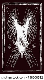 Tarot cards - back design. Lilith, Selena