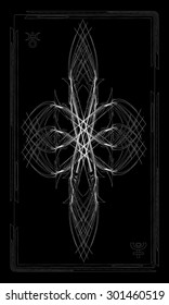 Tarot cards - back design, Spirit, Pluto, Uranus