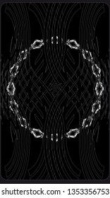 Tarot cards - back design, Uranus