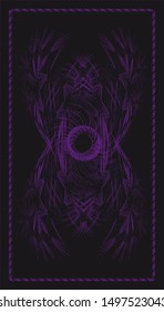 Tarot cards - back design, Wheel of Samsara